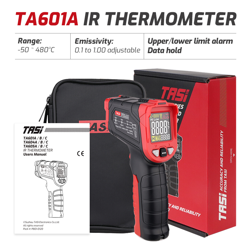 Industrial Laser Gun - Thermomètre infrarouge TA601A TA601B TA601C, pistolet