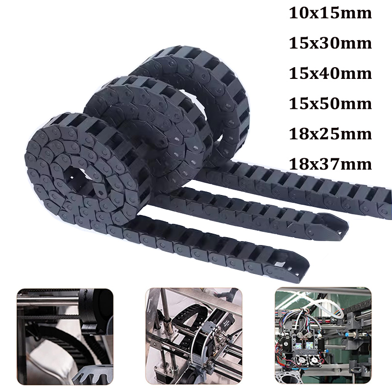 Drag Chain Cnc - Chaîne porte-câbles L1000mm avec connecteurs d'extrémité