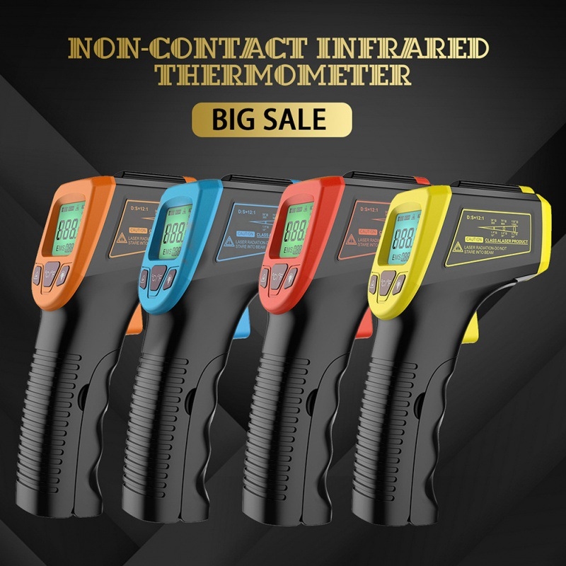 Industrial Laser Thermometer Gun - Thermomètre infrarouge industriel sans contact -50~600°C