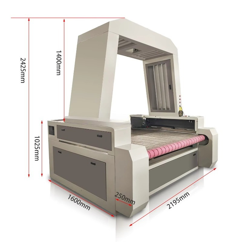 Industrial Laser Fabric Cutter - Machine de découpe laser avec caméra