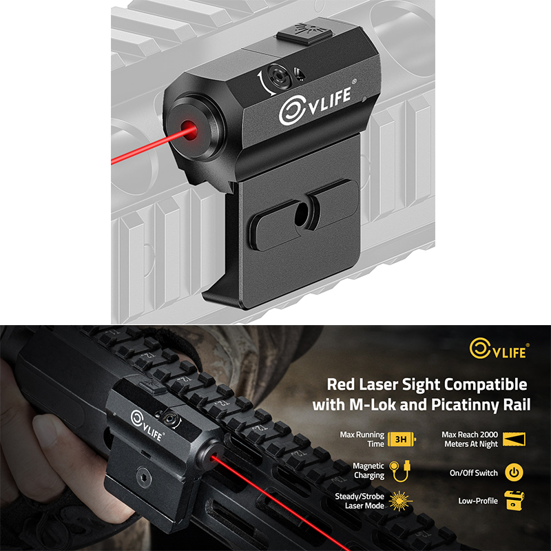 Industrial Laser Pointer - CVLife Rifle Red / Green Laser