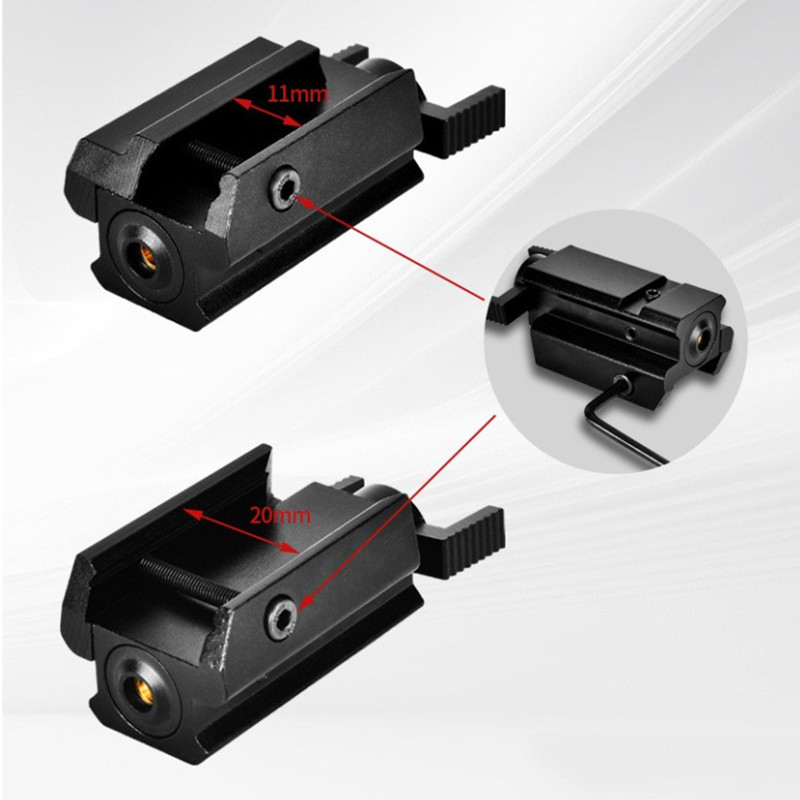 Industrial Laser Pointer - Visée laser verte/rouge pour rail Picatinny