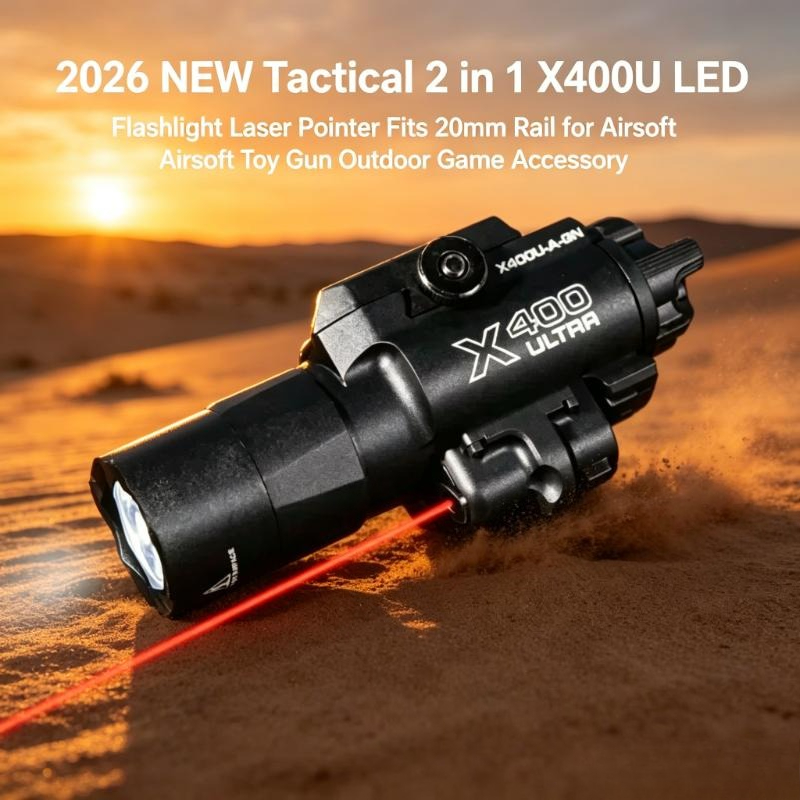 Industrial Laser Gun - Nouvelle Lampe LED Tactique X300U 2026