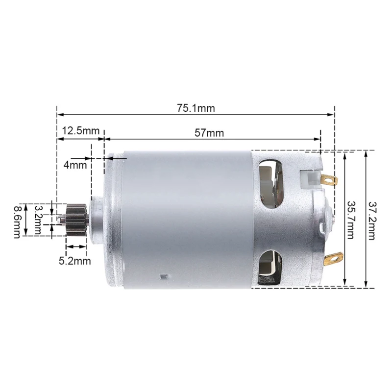 Bosch Drill Gsb 18V - Moteur CC RS550 12/13 dents 9,5
