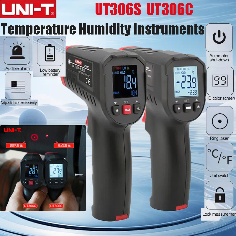 UNI-T UT306S UT306C thermomètr - Industrial Laser Gun avis et prix