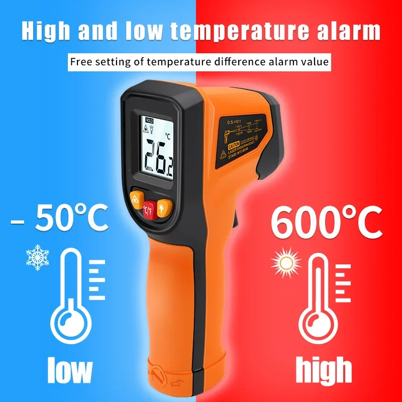 Thermomètre infrarouge numériq - Industrial Laser Thermometer Gun avis et prix