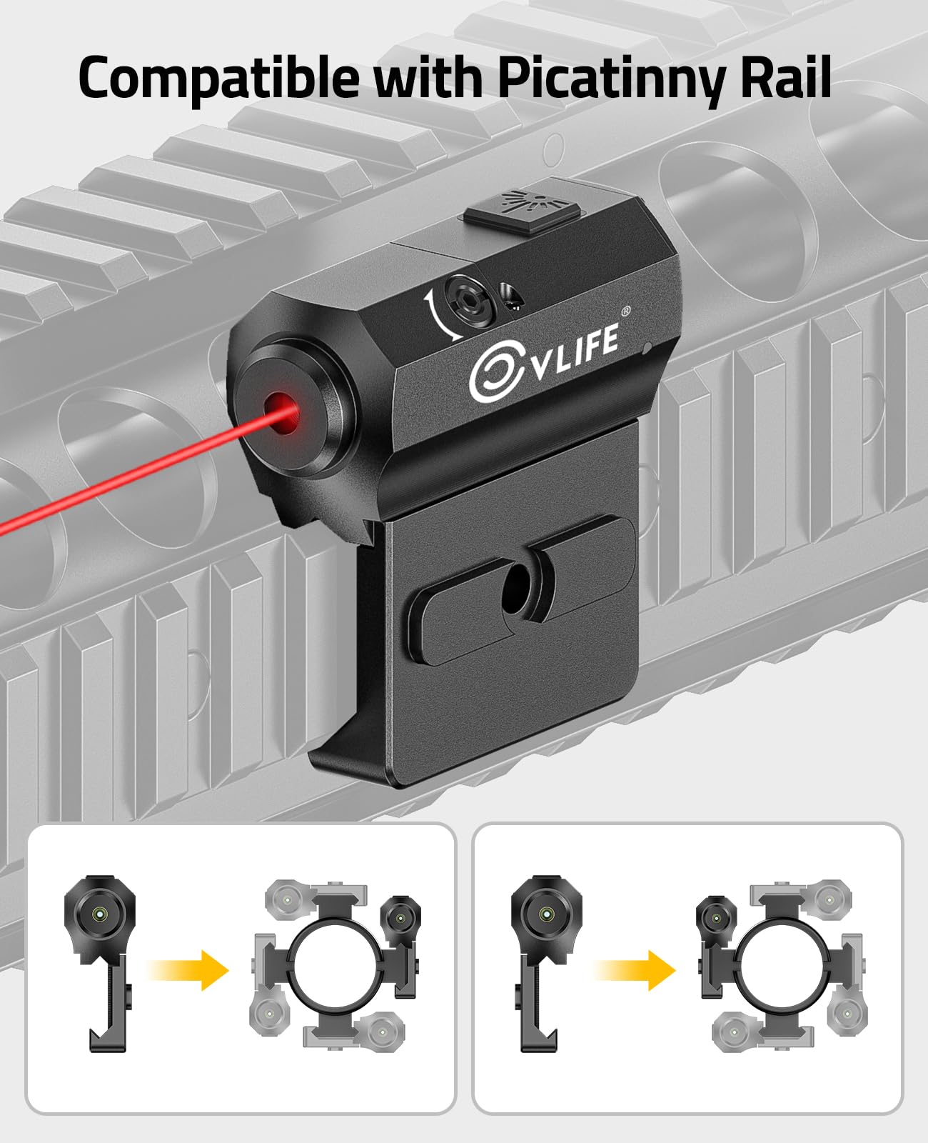 CVLife Rifle Red / Green Laser - Industrial Laser Pointer avis et prix
