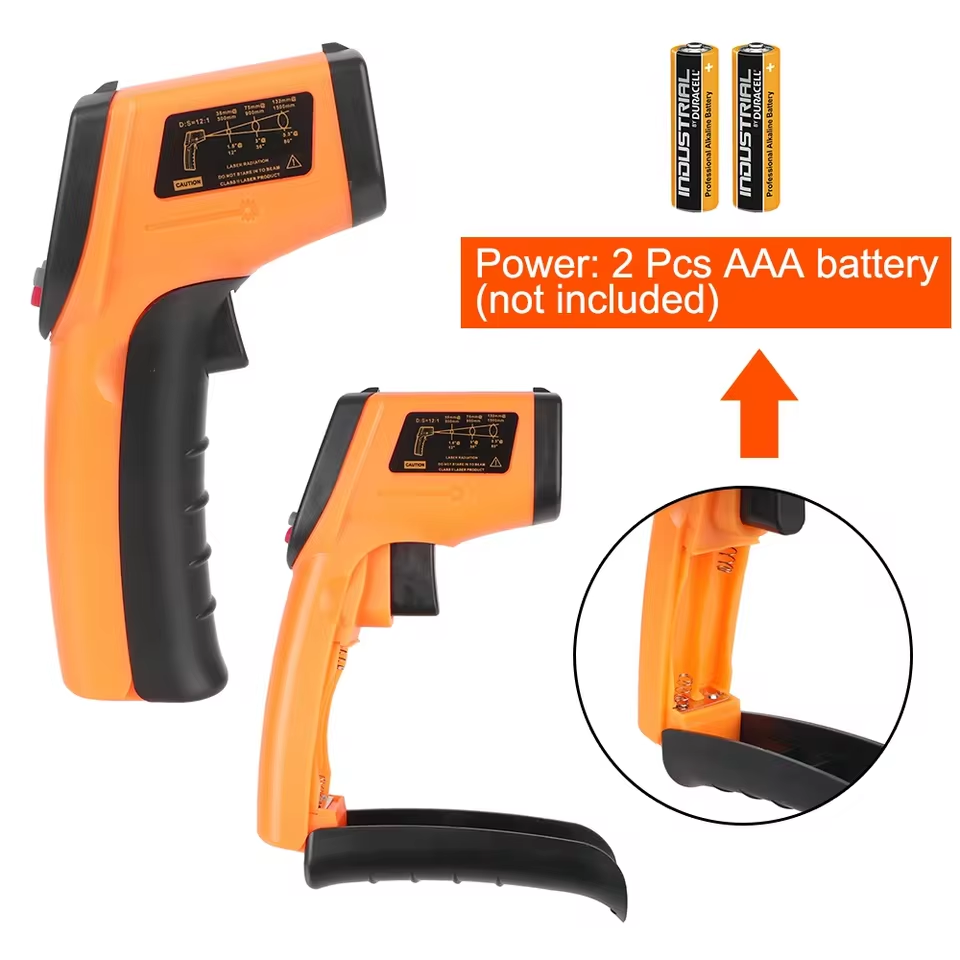 Nouveau thermomètre infrarouge - Industrial Laser Thermometer Gun avis et prix