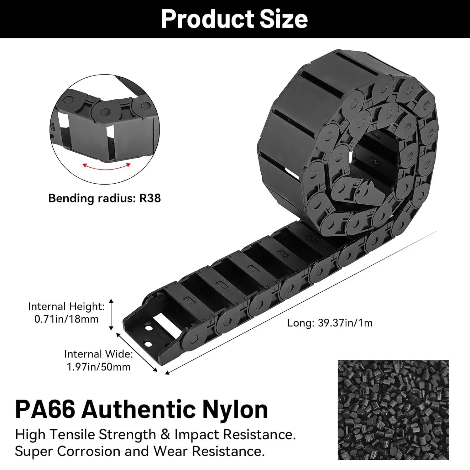 Chaîne de traînée de câble R55 - Drag Chain Cnc avis et prix