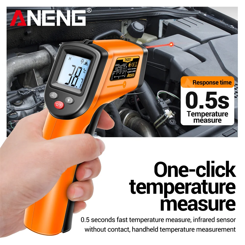 Thermomètre infrarouge numériq - Industrial Laser Thermometer Gun avis et prix
