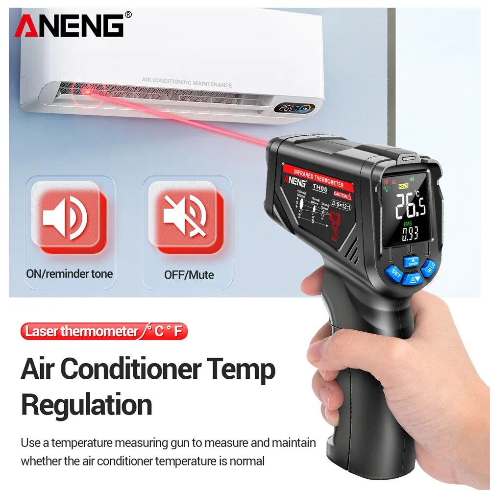 Thermomètre infrarouge numériq - Industrial Laser Thermometer Gun avis et prix