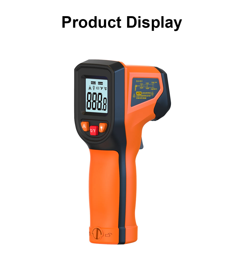 Thermomètre infrarouge numériq - Industrial Laser Thermometer Gun avis et prix