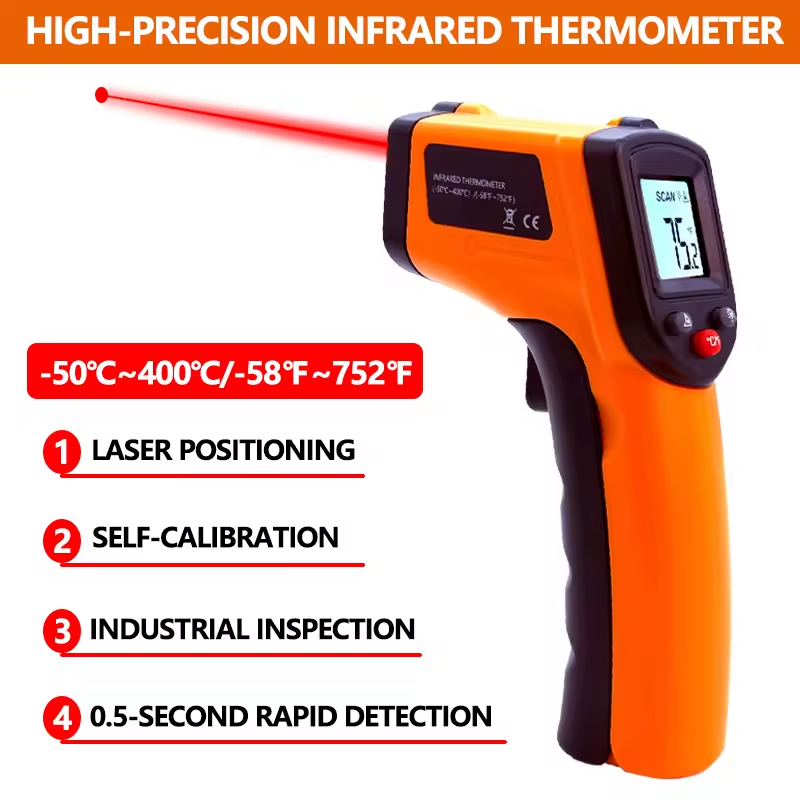 Thermomètre infrarouge portati - Industrial Laser Thermometer Gun avis et prix